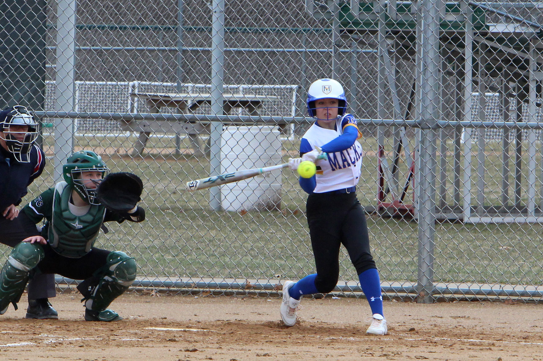 Fall Creek at McDonell softball 4-18-19